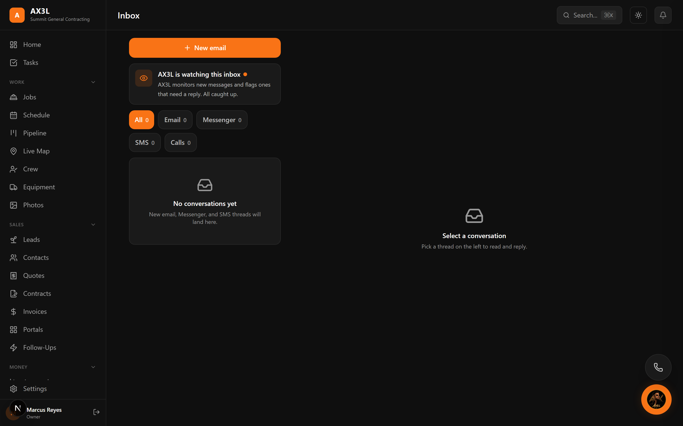 AX3L unified inbox